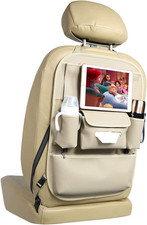 Car Seat Organizers Waterproof Backseat Protector with Storage Pocket Large Leat