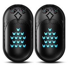 Hand Warmers Rechargeable, 2 Pack 6000mAh Electric Portable Heater, 20 Black
