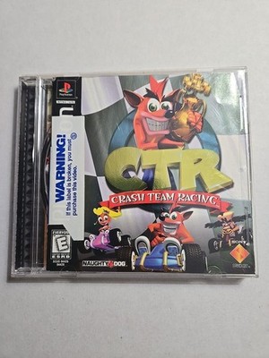 CTR: Crash Team Racing (Playstation 1 , 1999) Black Label Complete