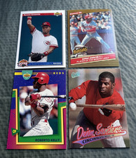 Reggie Sanders 'Rookie Star' 92, Eric Davis 86, Roberto Kelly 93, Dion Sanders97