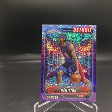 Rip Hamilton 2024-25 Topps Chrome Purple Speckle Refractor 65 #/299 Pistons