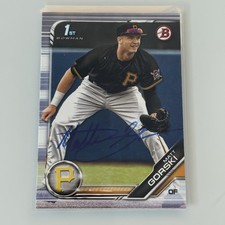 2019 Bowman Draft Matt Gorski #BD-73 Auto Autograph Signed Pittsburgh Pirates