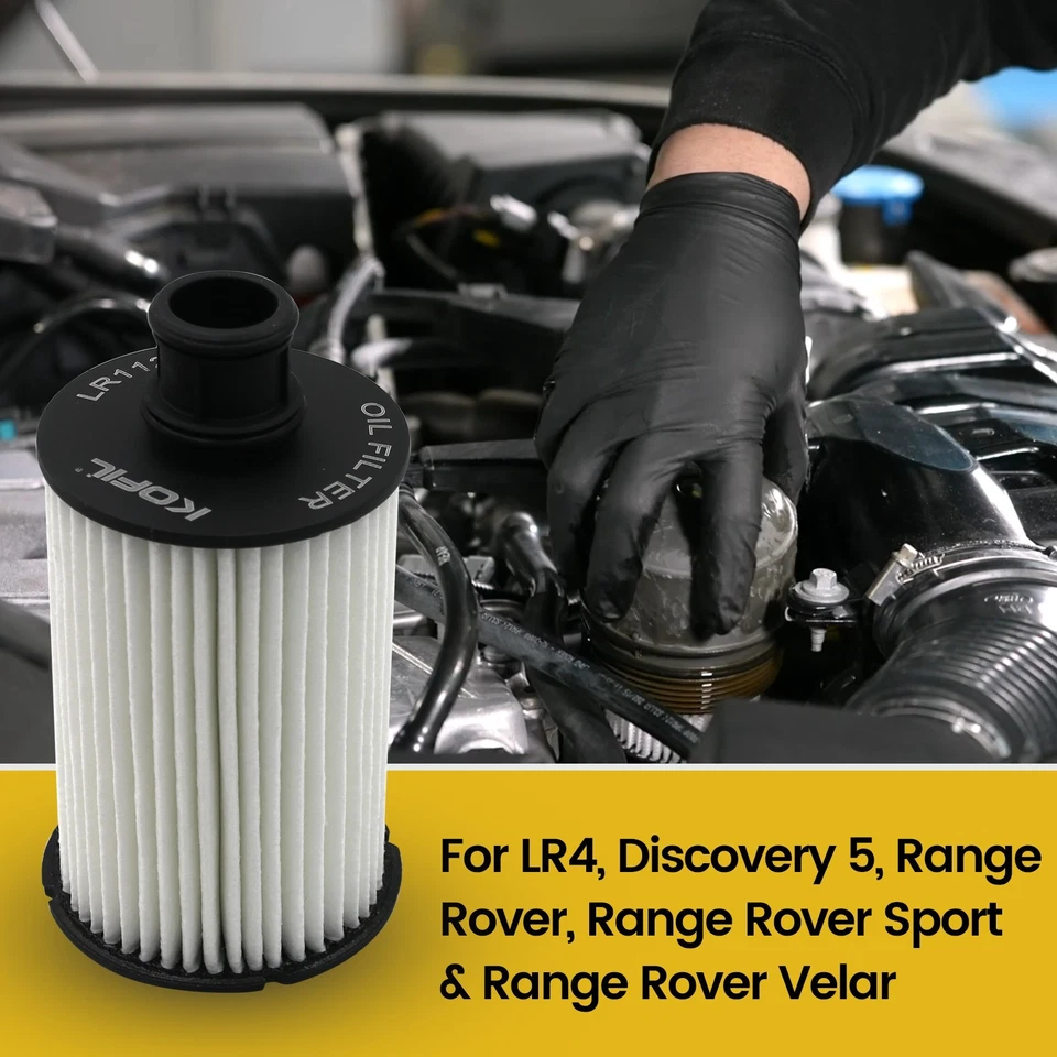 4X New Engine Oil Filter For Jaguar Land Rover LR4 5.0L LR011279 - Image 3 of 4