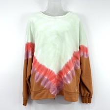 Free People Movement Sweatshirt Womens M Tie Dye Ombr Metti Boho Oversized