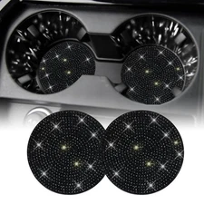 SINGARO Bling Cup Holder Coasters for Car 2PCS Universal Non-Slip Cup Holder ...