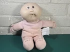 1985 Coleco Cabbage Patch Kids 11" Doll Bald Brown Eyes  Vtg No Clothes Used