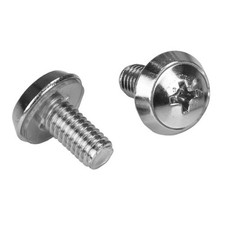 StarTech.com CABSCRWM620 M6 Rack Screws And Cage Nuts - 20 Pack