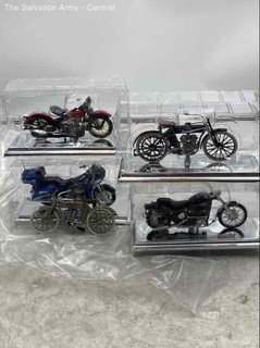 Maisto Harley Davidson 1/18 Scale Diecast Rider Motorcycles Toys Lot Of 5