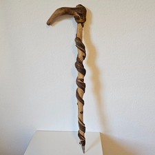 Alter Spazierstock Gehstock  Sammlerstock Wanderstock  Stenz gewendelt  82 cm