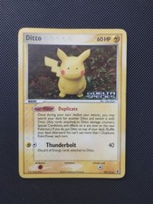 Pokemon Ditto - Pikachu 39/113 - Ex Delta Species REVERSE HOLO FOIL STAMPED 2005 on eBay