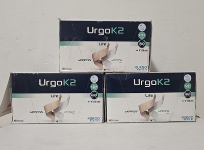 3-Pack Urgo K2 Lite Compression Bandage System 9.75'' - 12.5''