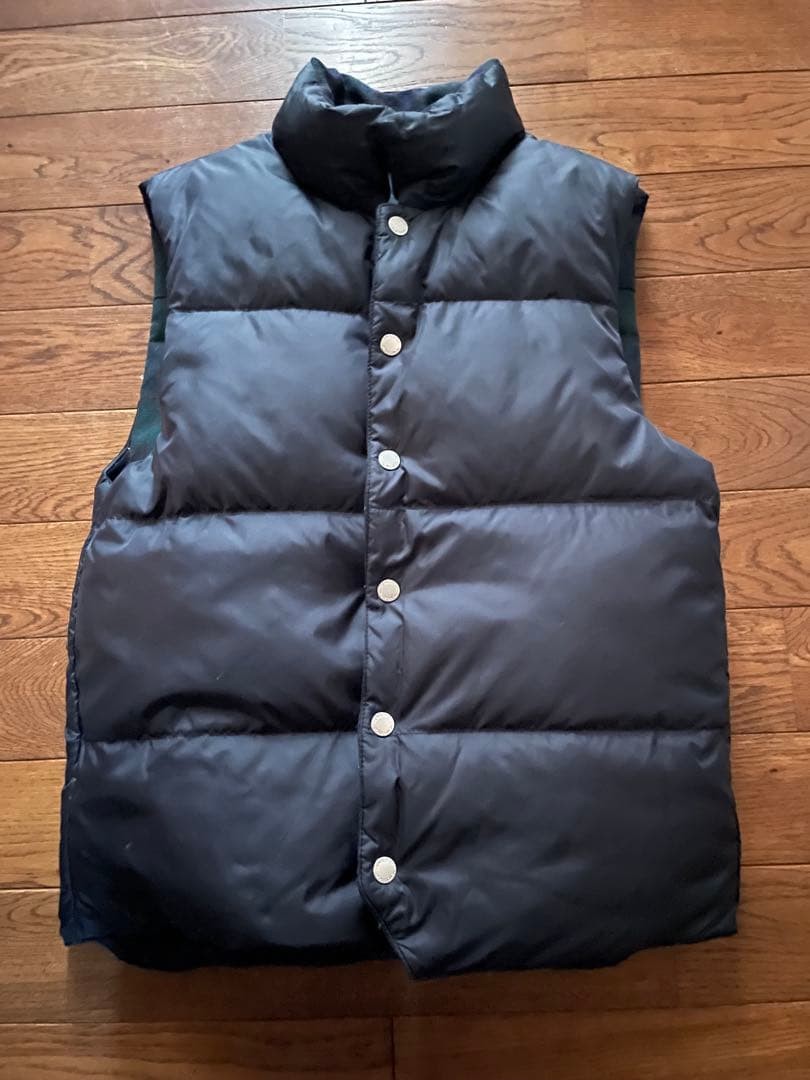 Pendleton Reversible Down Vest Black Watch Black … - image 3