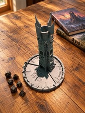 Torre lanciadadi Saruman Orthanc LOTR stampa 3D 25 cm