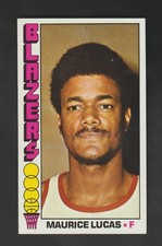 1976-7 Topps 2nd Year Card MAURICE LUCAS #107 Portland Trailblazers ~NM-MT