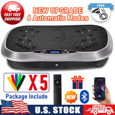 Waver Vibration Plate Exercise Machine Whole Body Fitness Vibrat Platform Music