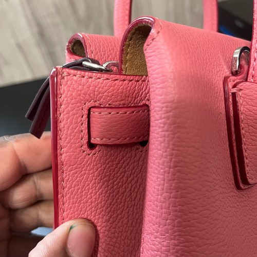 MCM Milla Mini Borsa Milla in Pelle di Vitello Grana Rosa - Foto 6 di 15