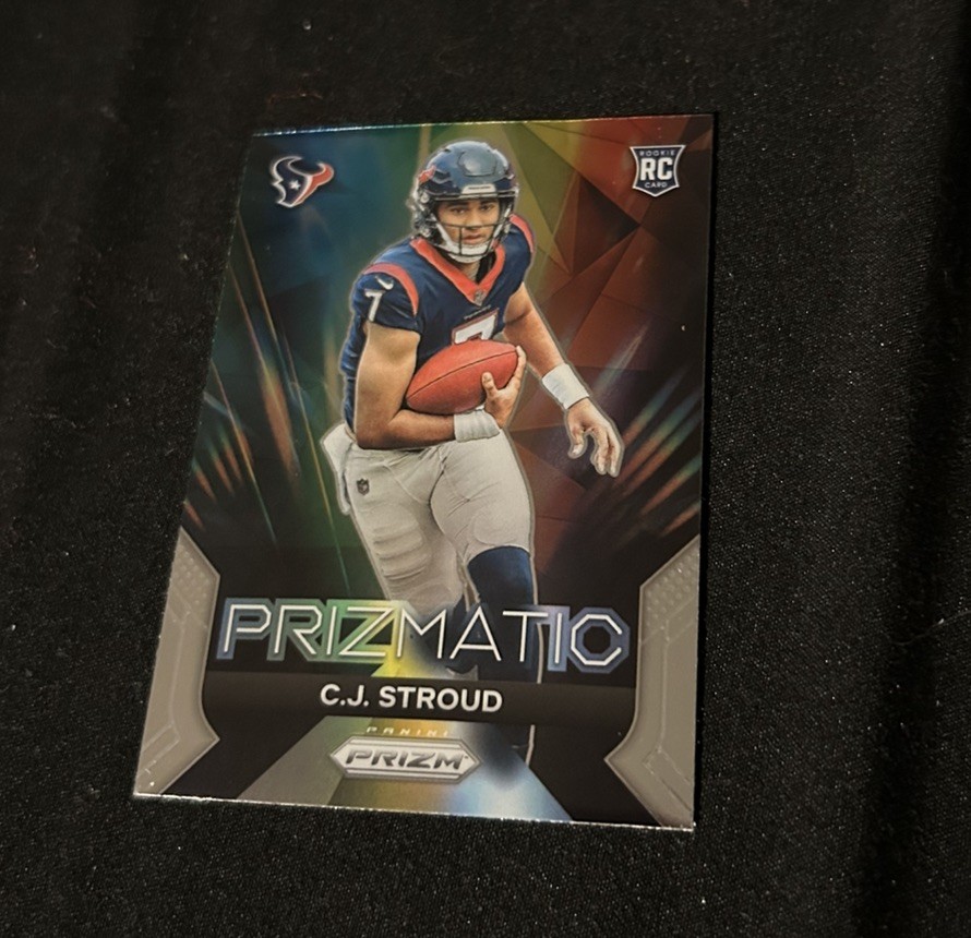 Panini Prizm Prizmatic Green Prizm Rookie C.J. Stroud #6 Houston Texans 2023