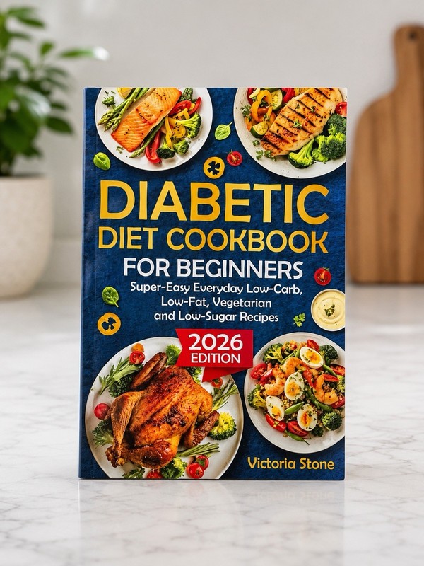 Diabetic Diet Cookbook For Beginners 2026 Victoria Stone Paperback Low Carb