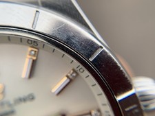 Breitling Chronomat 36 Automatic White Diamond Dial Watch A10380 17