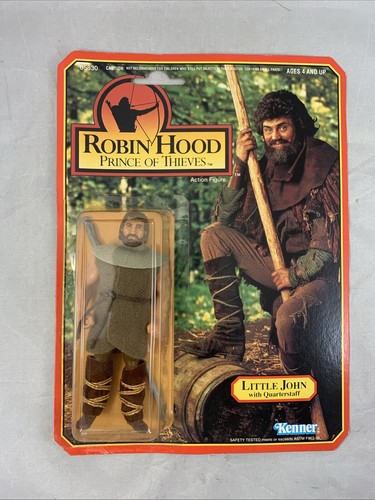 ROBIN HOOD PRINCE OF THIEVES LITTLE JOHN Action Figure Kenner Vintage 1991 NOS