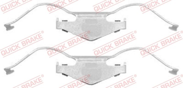Quick Brake ZubehöRsatz Scheibenbremsbelag 109-1297 FüR Cc Saab Vectra YS3F Z02-image