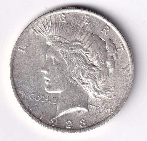 1923 Peace Silver Dollar $1 Coin 90% Silver n.12
