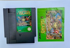 Adventure Island w/manual (Nintendo Entertainment System, 1988)  NES Tested