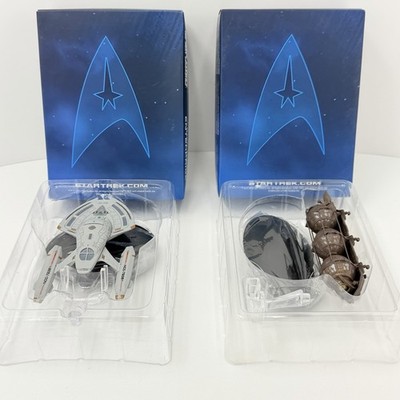 Star Trek Eaglemoss Starships USS Equinox & Malon Freighter Die Cast Lot #15 #45