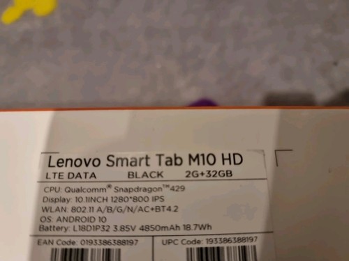 Lenovo Smart Tab m10 with Amazon Alexa - Picture 7 of 7