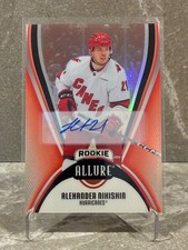 2025-26 Upper Deck Allure Rookie Red Rainbow Auto Alexander Nikishin #115