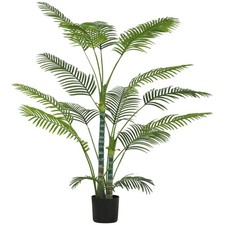 Künstliche Palme groß 175 cm Kunstpflanze mit UV-Schutz für Garten Refurbished