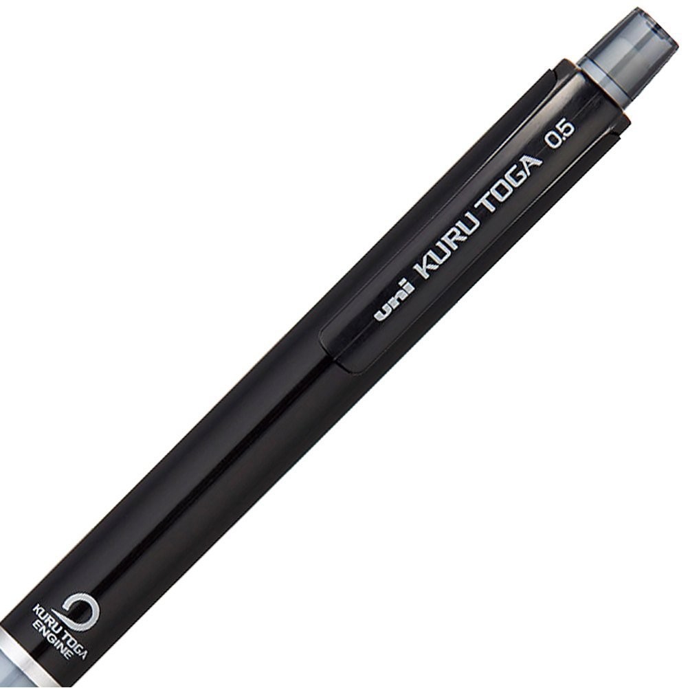 uni Kurutoga Mechanical Pencil Standard, 0.5mm, 1 Count (Pack of 1), Black 
