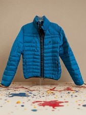 Spyder Blue Quilted Insulated Down Filled Full Zip Puffer Jacket Mens M Outdoor
