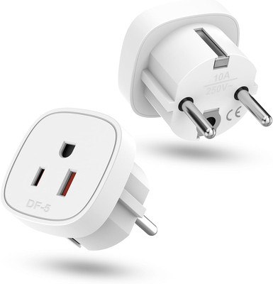 Oliveria 2 Stück Reiseadapter, US to EU Adapter, Adapterstecker USA Deutschland 