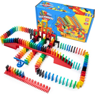 Bulk Dominoes Pro-Domino Kit | Set, STEM STEAM Small Toys, Family... 