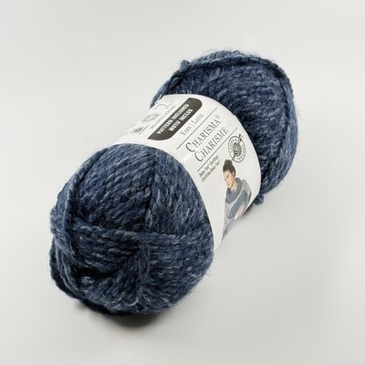 Charisma by Loops & Threads Yarn -J53 Denim Heather - 93yds /3oz- 5 Bulky