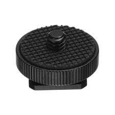 1 Pcs Hot Shoe Adapter 1/4" Female Thread Nut 0.59x1.02x1.02 Inch