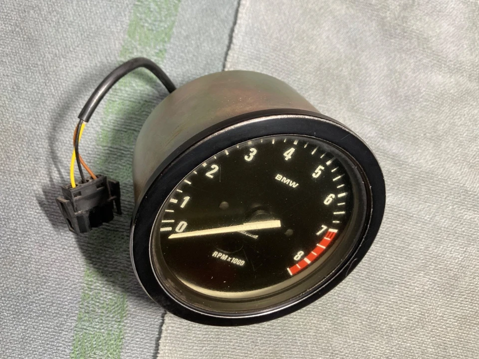 BMW R100R Drehzahlmesser cockpit motometer rpm counter oldtimer motor tuning - Bild 2 von 4