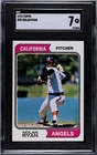 Nolan Ryan 1974 Topps #20 (SGC 7) Awesome Card !!!!