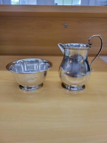 Ambassador Sterling Silver Creamer and Sugar Set 153 Grams