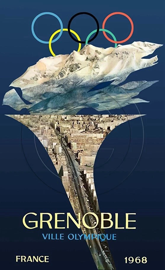 AFFICHE POSTER Grenoble - Photo 1/1