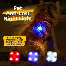 3 Modes Pet Luminous Pendant LED Dog Light-up Pendant  Night Walking