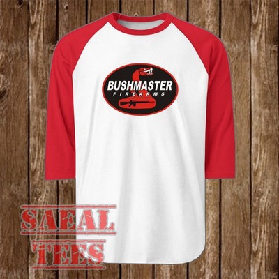 Bushmaster Firearms Men's Raglan Red Size S - 2XL