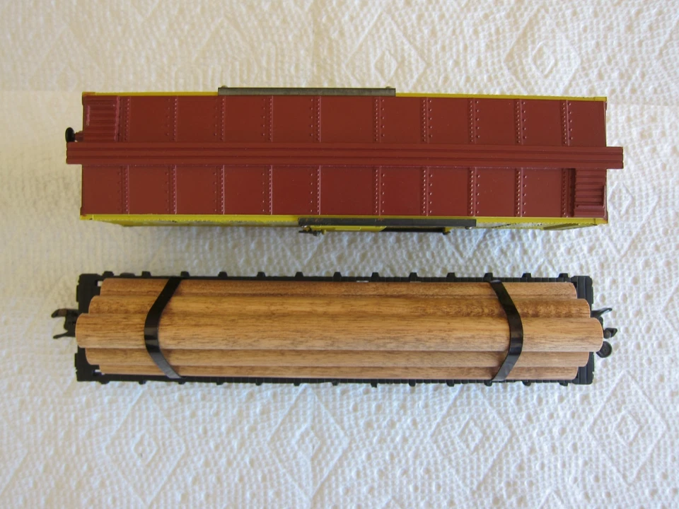 AMERICAN FLYER S 928 & 937 FREIGHT  CARS-1950's KNUCKLE COUPLERS-BEAUTIFUL! - Image 3 of 4