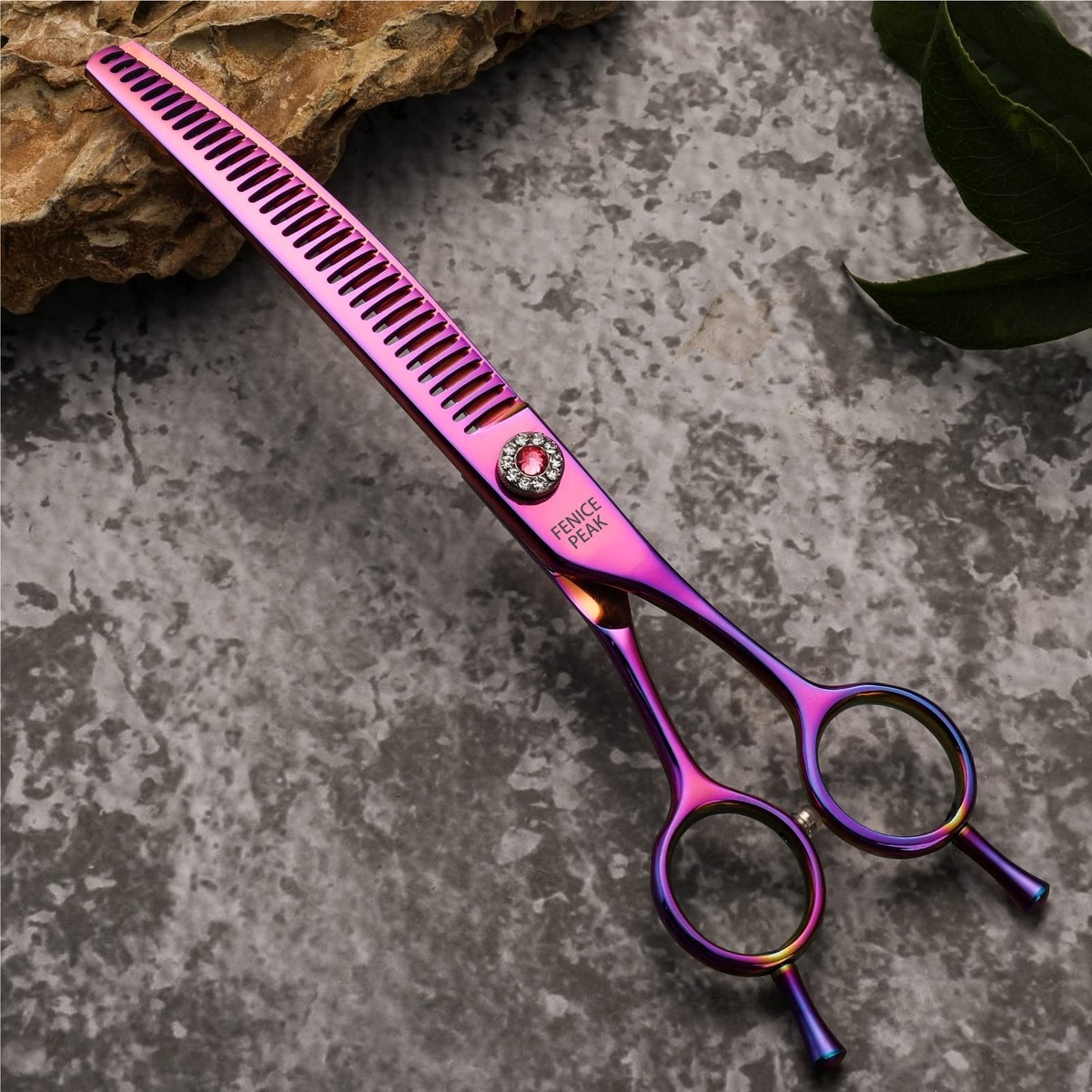 Fenice Peak Professional Dog Grooming Scissors Pet Curved Chunker