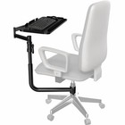 VIVO Premium Office Chair Mounted 26" x 12" Full Motion Keyboard and Mouse Tray