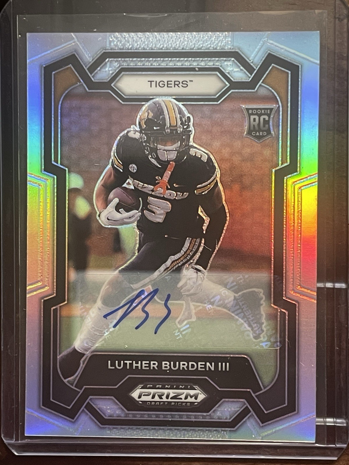 2024 Prizm Draft Picks Luther Burden III Silver Autograph #198