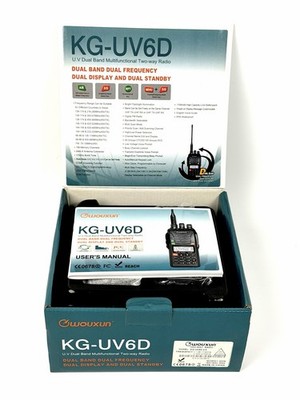 Wouxun KG-UV6D Dual Band Radio + Charger + Battery + Accessories