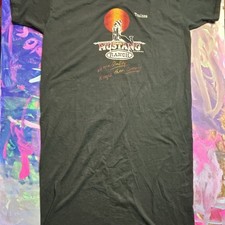 Vintage 1984 Mustang Ranch Trainee Anvil Made in USA employee shirt