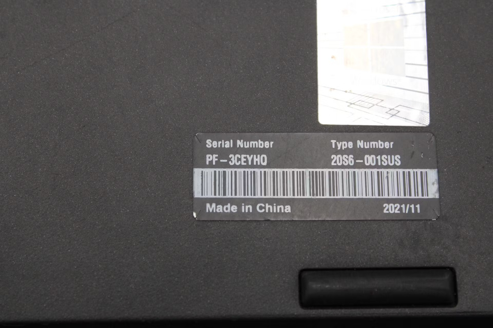 lenovo thinkpad 20s6001sus, 15.5-Inch Laptop, with i7-10510u, Windows 11 Pro